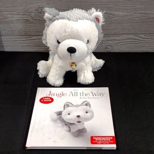 Hallmark Story Buddy Interactive Plush and Book Set Jingle All the Way